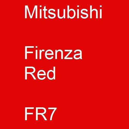 Mitsubishi, Firenza Red, FR7.